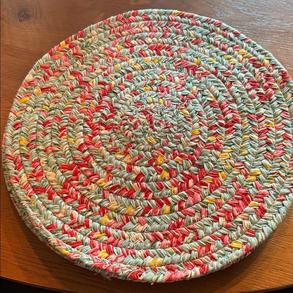The Pioneer Woman Multicolor Braided Round Placemats - Set of 8